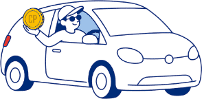 credipark dans sa voiture classpark